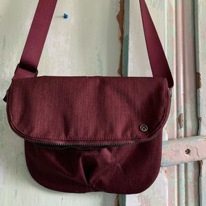 Maroon Lululemon bag/purse